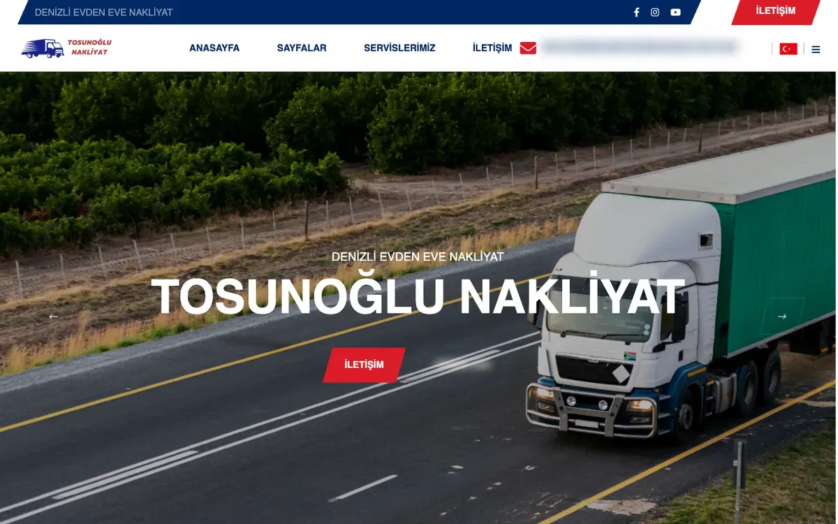 Tosunoğlu Nakliyat — Webin Agency referansı
