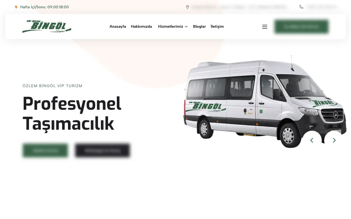 Özlem Bingöl VIP Turizm — Webin Agency referansı