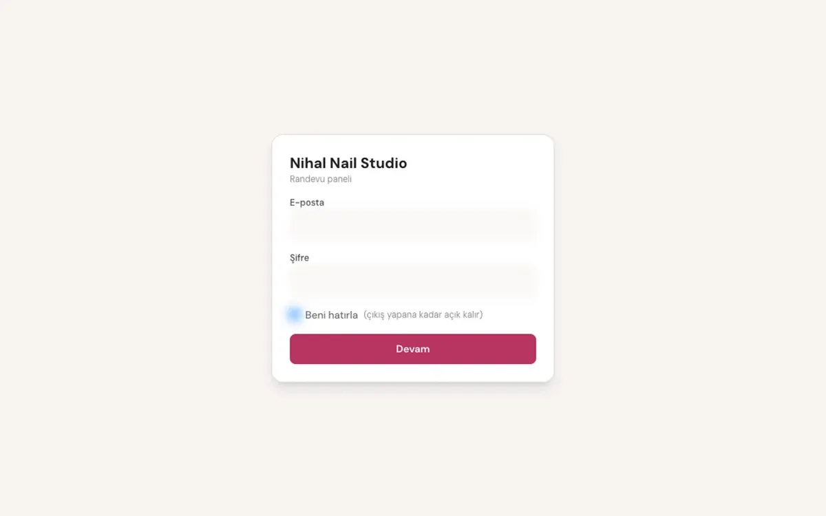 Nihal Nail Studio — Webin Agency referansı