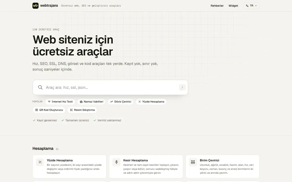webtrajans — Webin Agency referansı